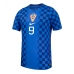 Camiseta Croacia Andrej Kramaric #9 Segunda Equipación Replica Mundial 2026 mangas cortas